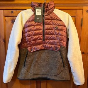 Women’s Small Mountain Hardwear “Altus” Hybrid-pullover
